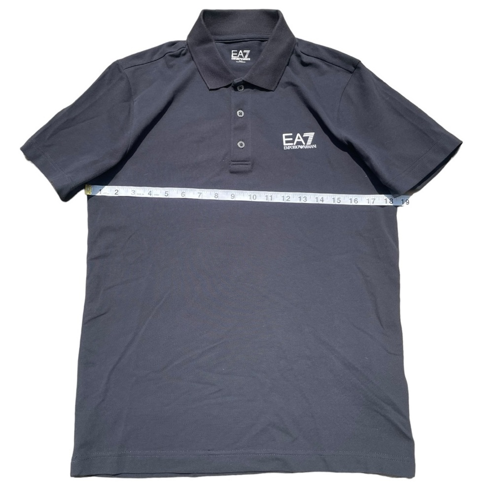 Black Emporio Armani Polo Shirt (S) - Picture 7 of 11